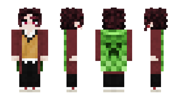 Minecraft skin Herobrine24K