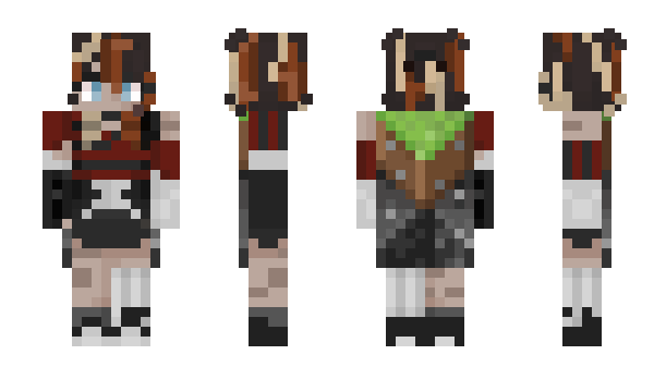 Minecraft скин по нику foxfaced