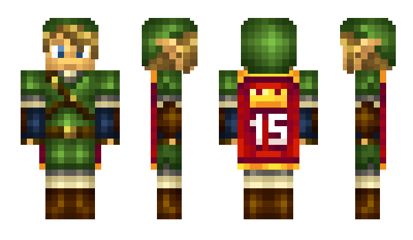 Minecraft skin ZeldaNerd1000000