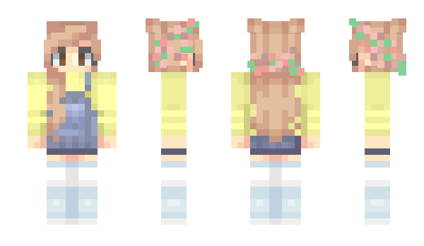 Minecraft skin bubblybatwoman