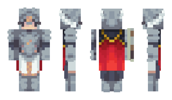 Minecraft skin 2blok