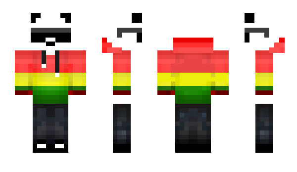 Minecraft skin PiterPanda