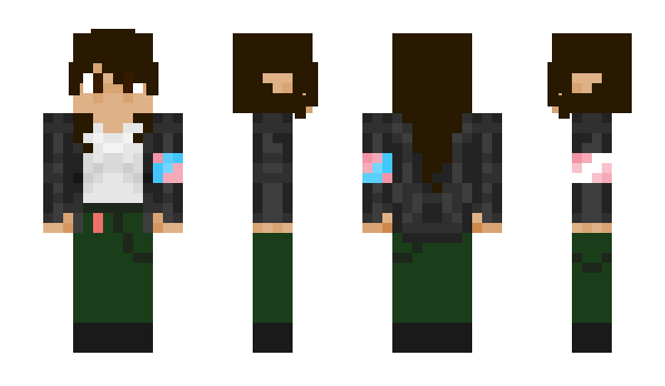 Minecraft skin wolf_Hart