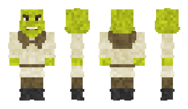 Minecraft skin Shrekso