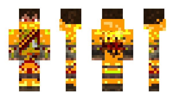 Minecraft skin LavaBed