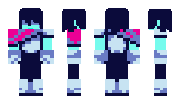 Minecraft skin KrisDeltaruneFr