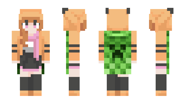 Minecraft skin PikaOlivia