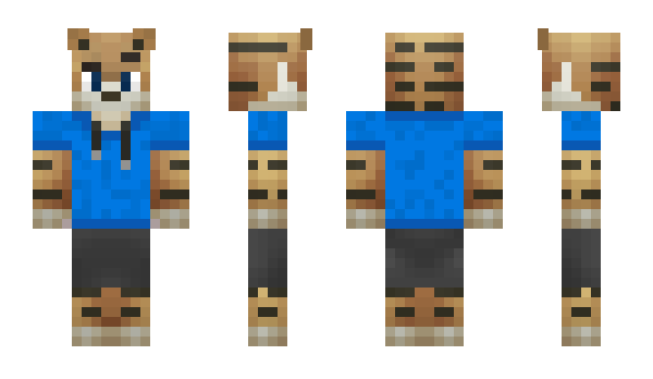 Minecraft skin BlueTomatoHD