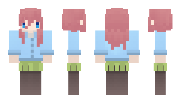 Minecraft skin MikuRED