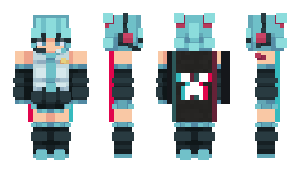 Minecraft skin the_solid_milk