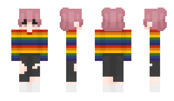 Minecraft skin rainbowboy