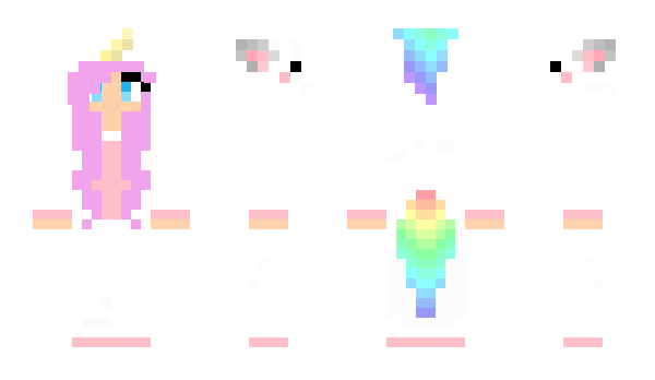 Minecraft skin sparklingunicorn