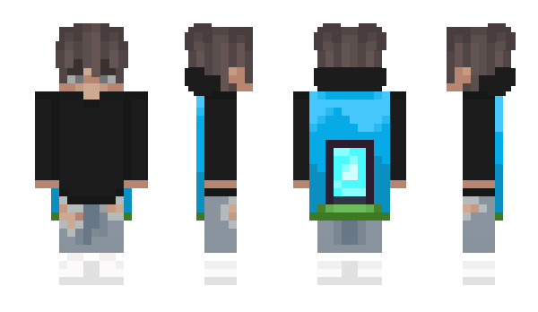 Minecraft скин по нику qevryx