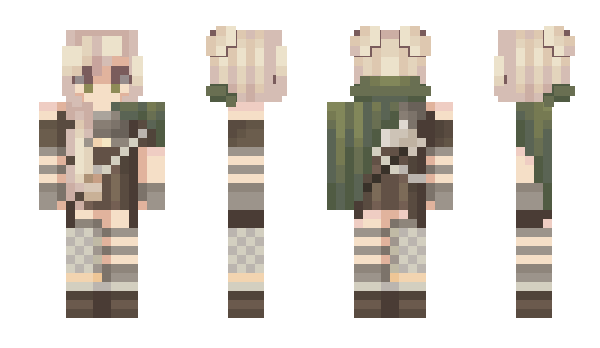 Minecraft skin Natsuki_crazy