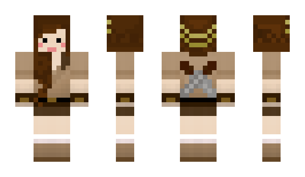 Minecraft skin Actionbabe