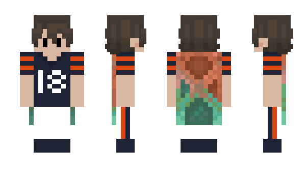 Minecraft скин по нику LAND8N