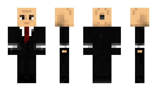 Minecraft skin hitman123