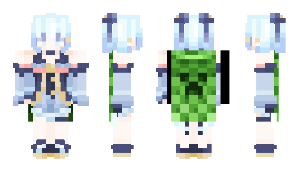 Minecraft skin BLUEenchantress