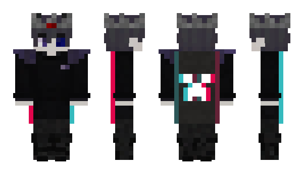 Minecraft skin teamblack