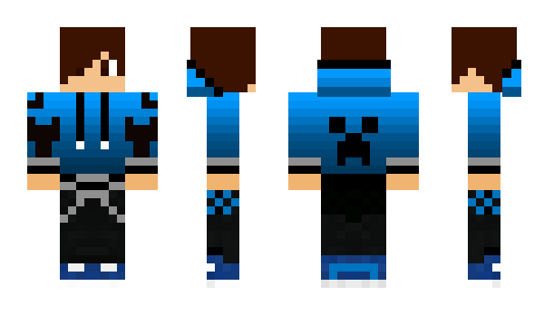 Minecraft skin Blue_Boo