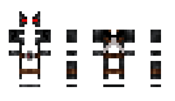 Minecraft skin WhiteDeadPool