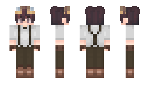 Minecraft skin Uniblek