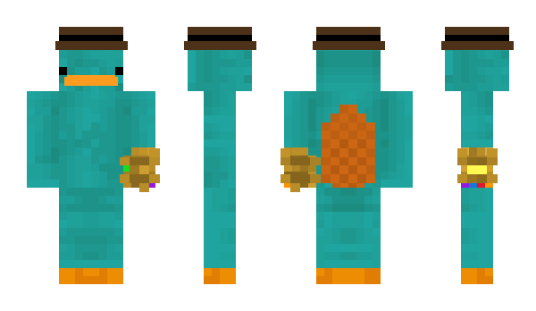 Minecraft скин по нику Ornitoreng