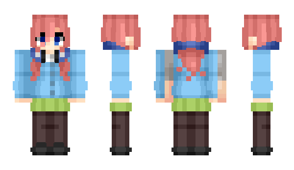 Minecraft skin EVAsuka