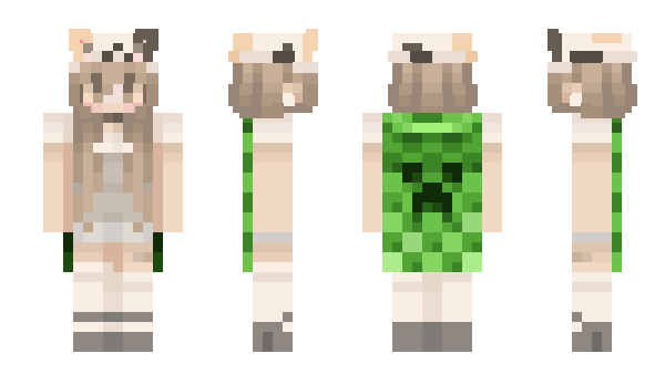 Minecraft skin pqxw