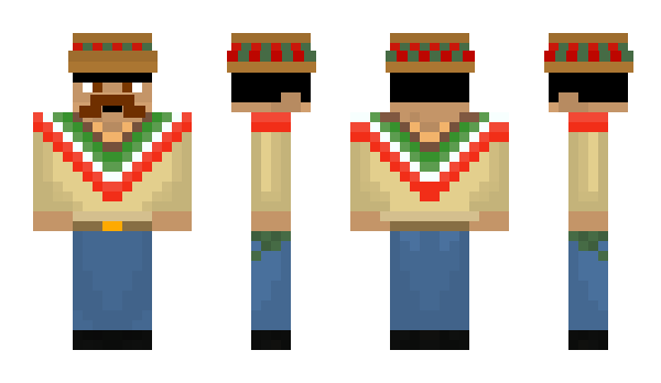 Minecraft skin 1XF