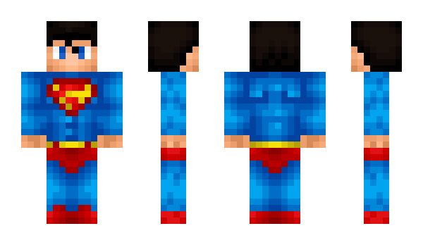 Minecraft skin superman17