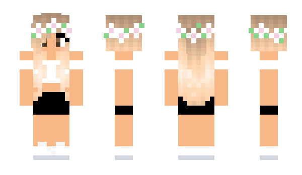 Minecraft skin Flekki