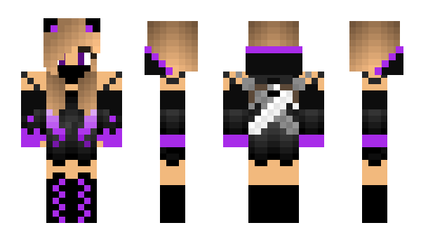 Minecraft skin MistiKat