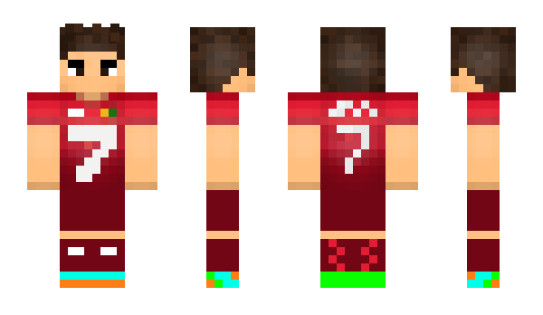 Minecraft skin Ronaldo_portugal