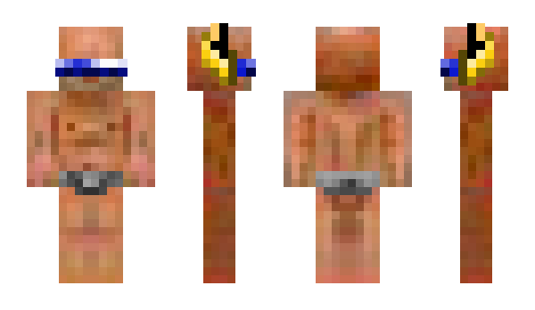Minecraft skin Spitaalinen