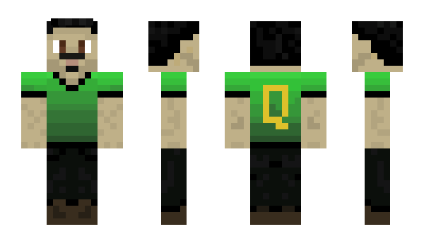 Minecraft skin QBursio