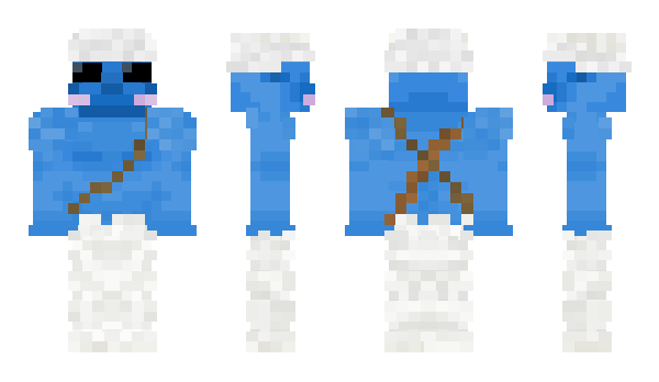 Minecraft skin Blue_Smurf_cat