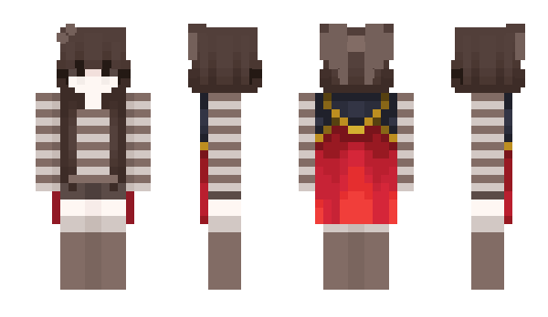Minecraft skin chuurenpoutou
