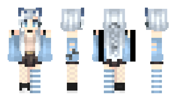 Minecraft skin PupsonCloud