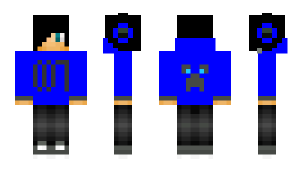 Minecraft skin Blue007