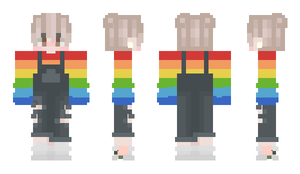 Minecraft skin RainbowBoi42