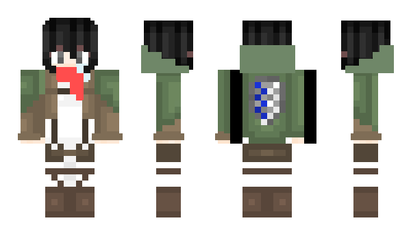 Minecraft skin GirlWith