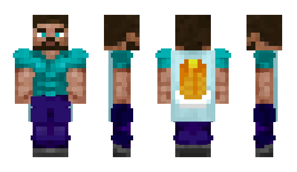 Minecraft skin harper_js