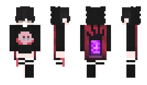 Minecraft skin FemboyKoi