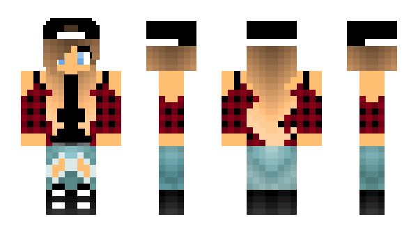 Minecraft skin Froglegs4days