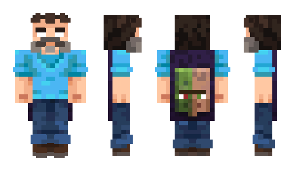 Minecraft скин по нику BundyTFD