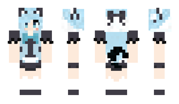 Minecraft скин по нику Snow_Nekoneko