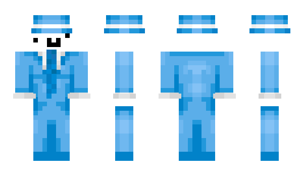 Minecraft skin BluSuit
