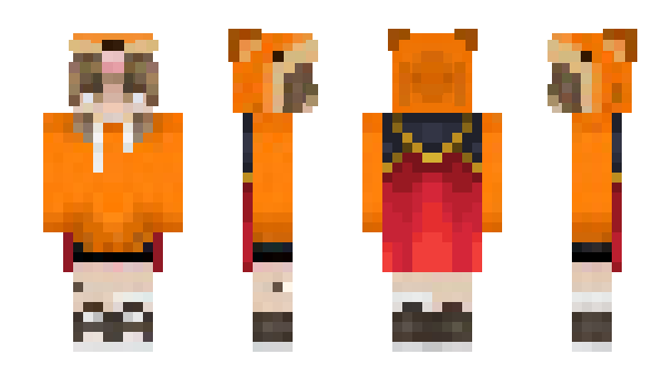 Minecraft скин по нику Foxbur