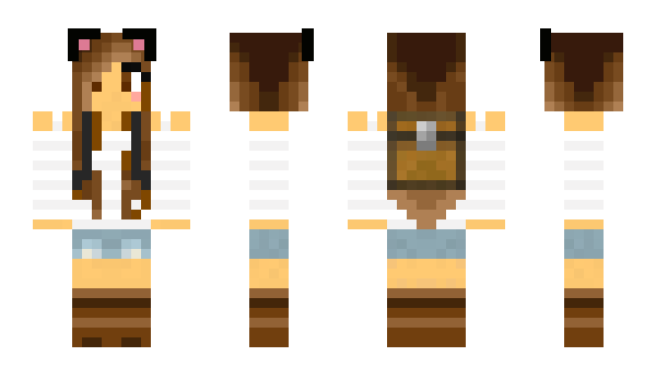 Minecraft skin Kiwi_Girl